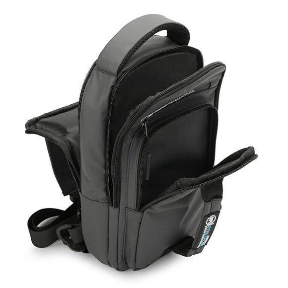 Anti theft Sleek Black Sling Backpack - Picture 5 of 13